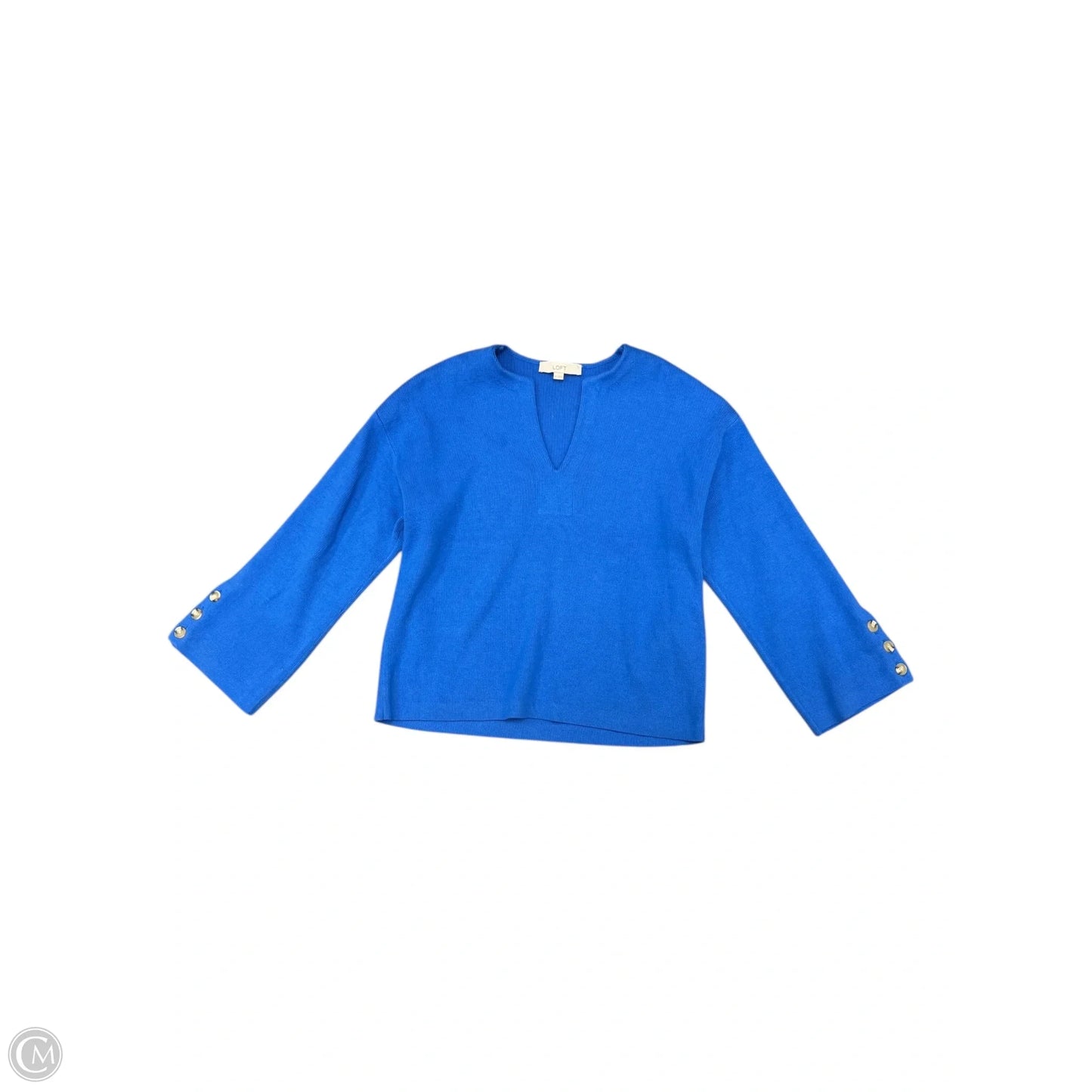 Sweater By Loft In Blue, Size: M