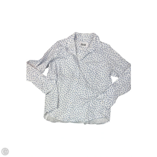 Top Long Sleeve By Grayson In Blue, Size: M