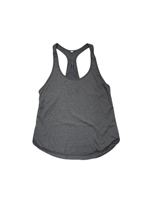 Athletic Tank Top By Lululemon In Grey, Size: M