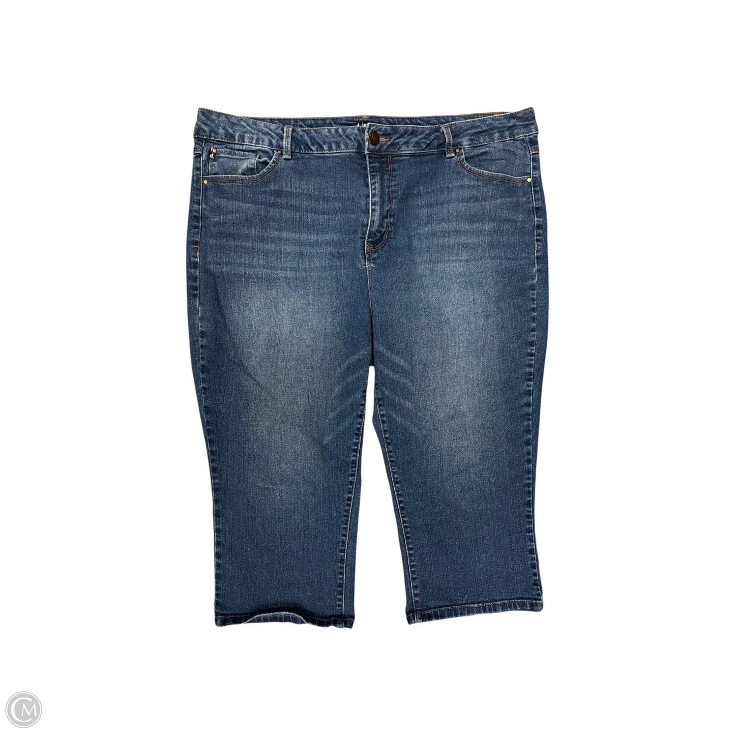 Capris By D Jeans In Blue Denim, Size: 20