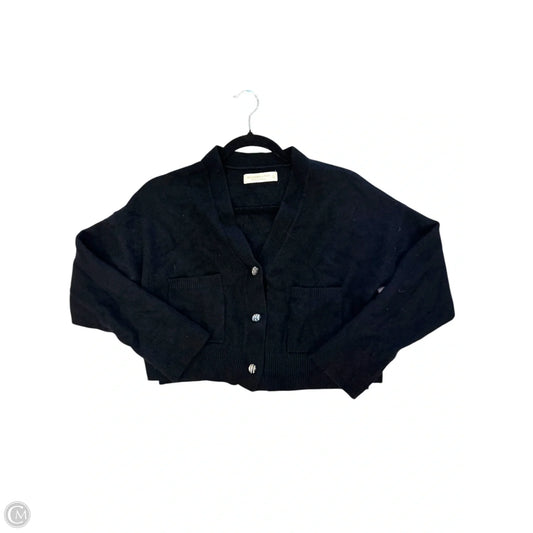 Sweater Cardigan Cashmere By Abercrombie And Fitch In Black, Size: S
