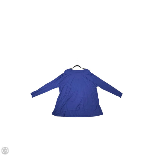 Athletic Top Long Sleeve Crewneck By Lululemon In Purple, Size: 1x