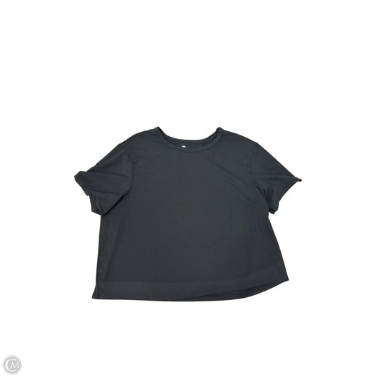 Athletic Top Short Sleeve By All In Motion In Black, Size: L