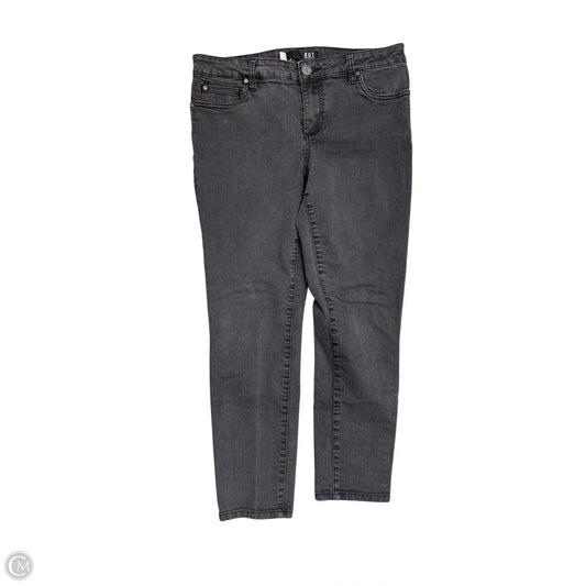 Pants Cropped By Kut In Black Denim, Size: 10
