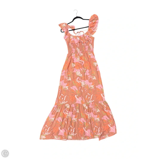 Dress Casual Maxi By Lush In Orange, Size: 8