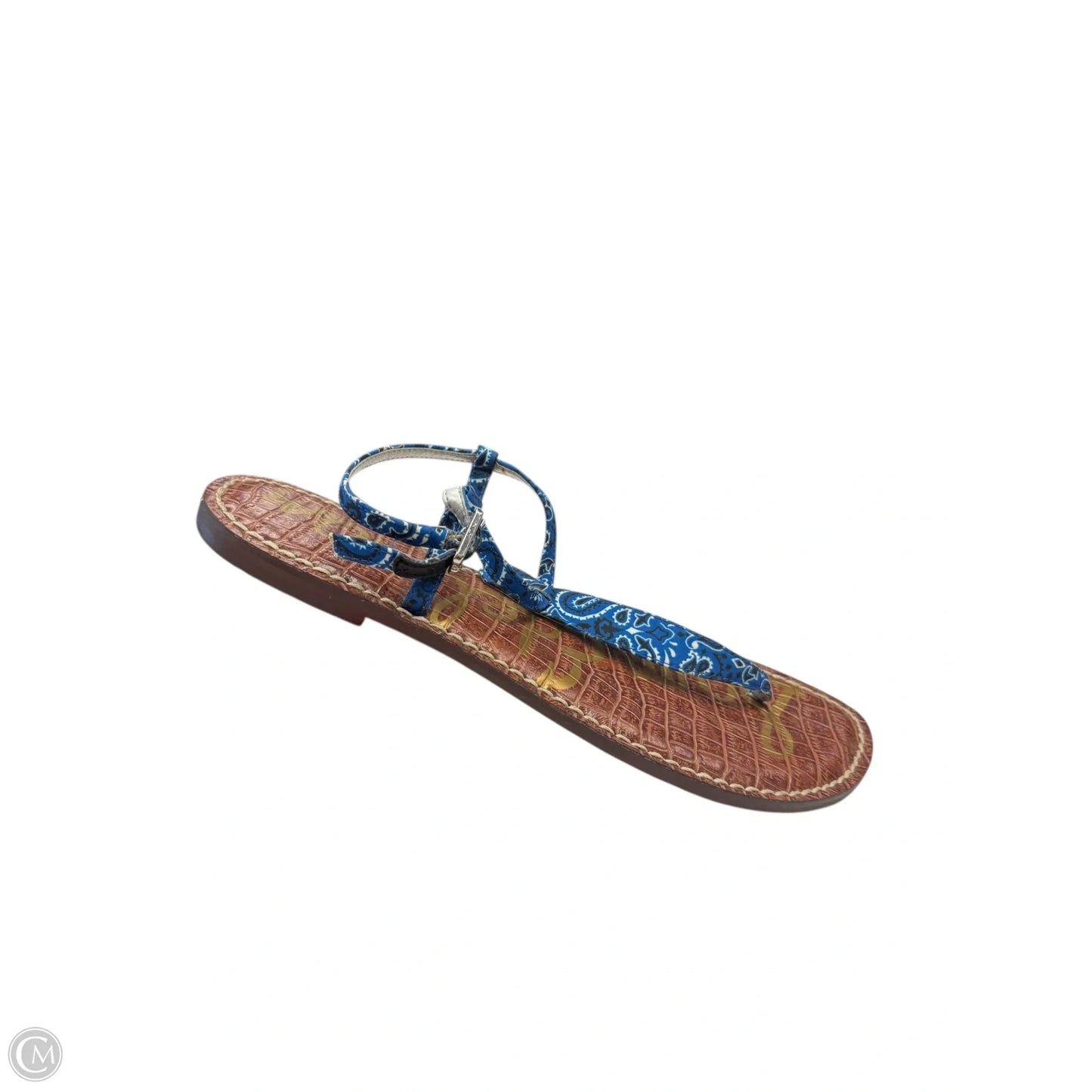 Sandals Flats By Sam Edelman In Blue, Size: 8.5