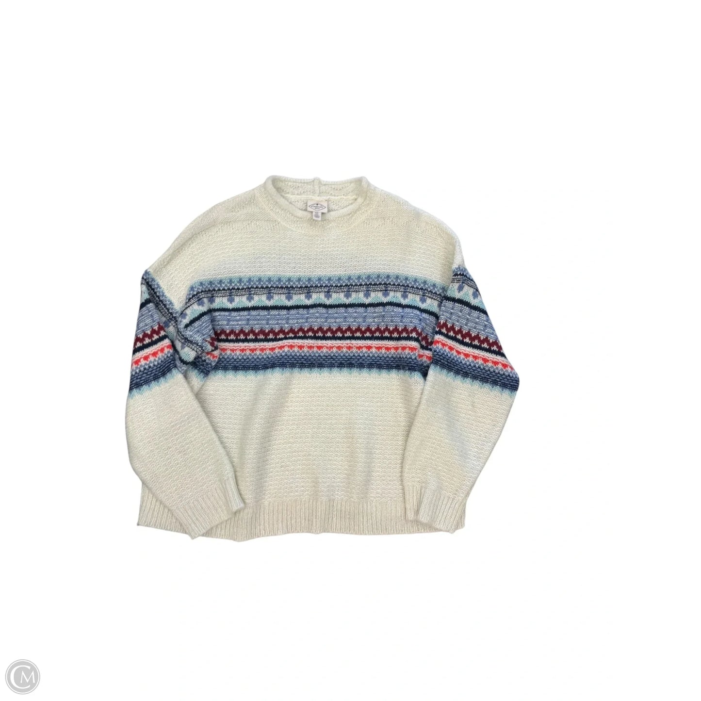 Sweater By St Johns Bay In Cream, Size: 2x