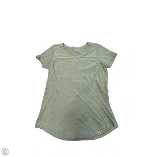 Athletic Top Short Sleeve By Duluth Trading In Green, Size: S