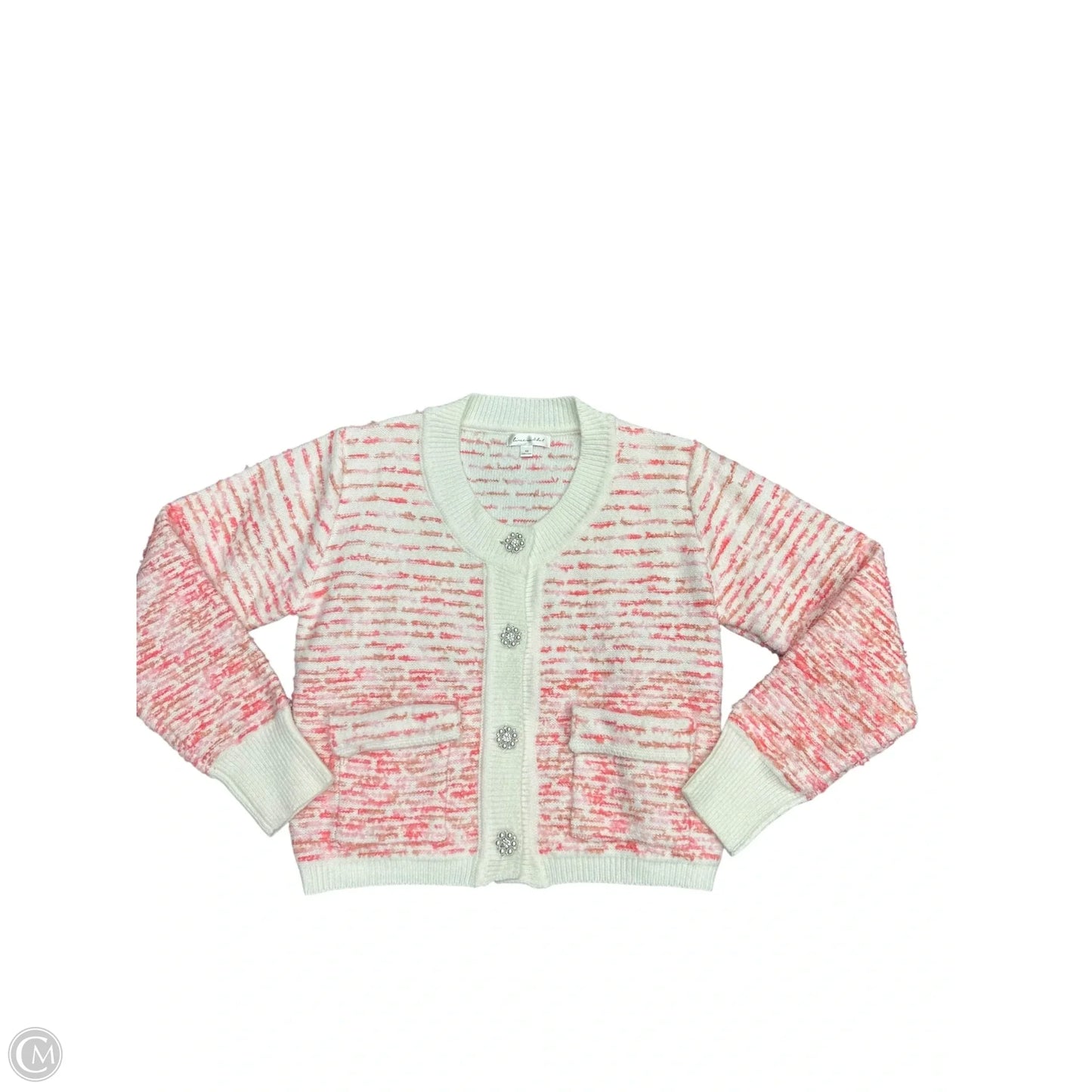 Sweater Cardigan By Line & Dot In Pink, Size: Xs