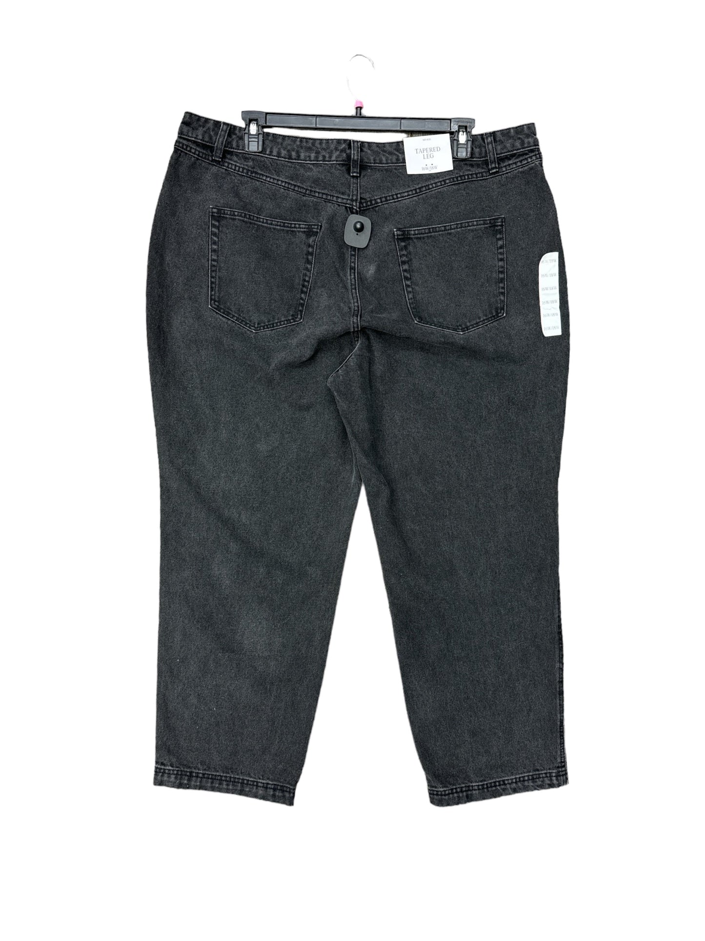 Black Pants Cropped Target, Size 16w