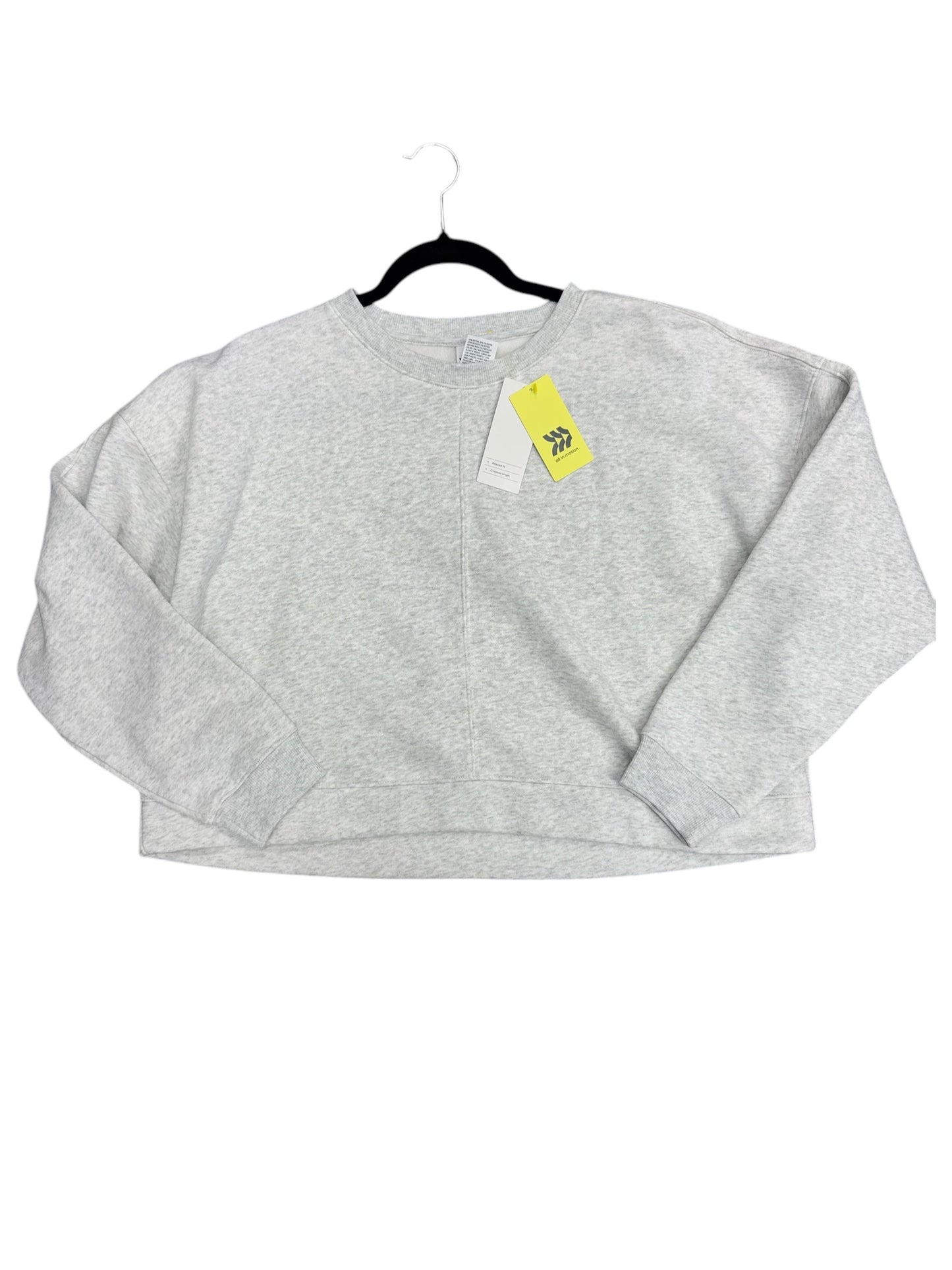 Sweatshirt Crewneck By All In Motion In Grey, Size: S