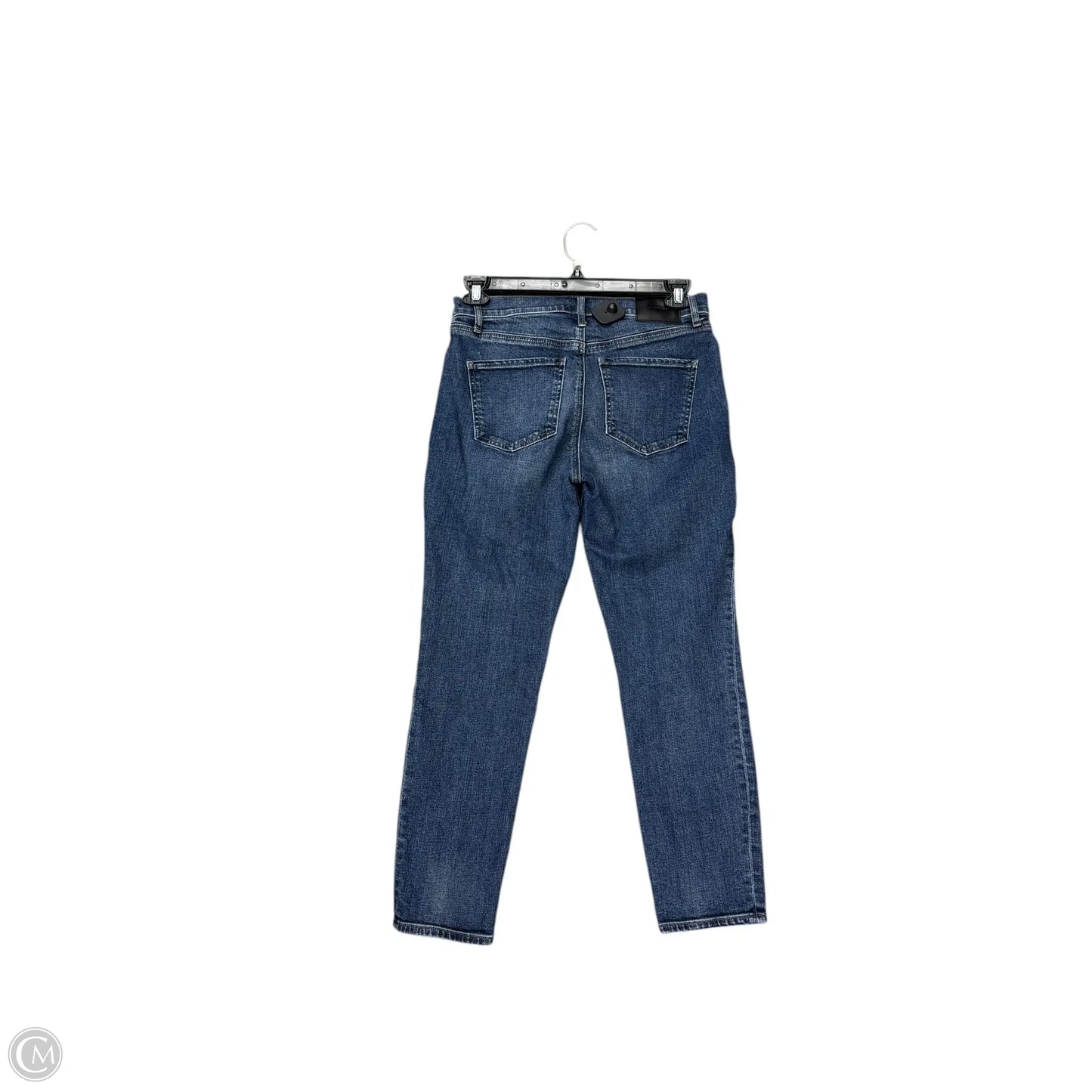 Jeans Skinny By Express In Blue Denim, Size: 8p