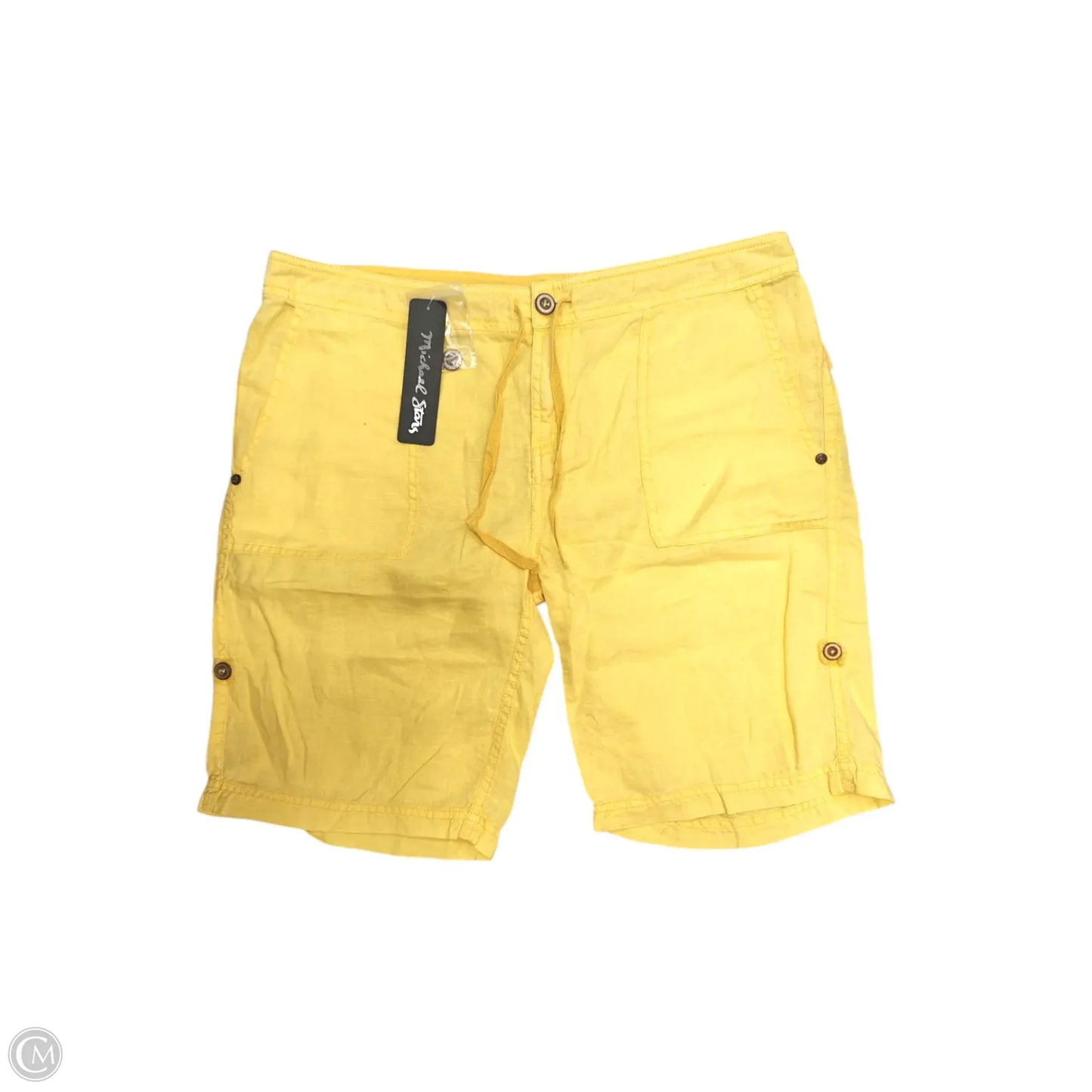 Shorts By Michael Stars In Yellow, Size: 10