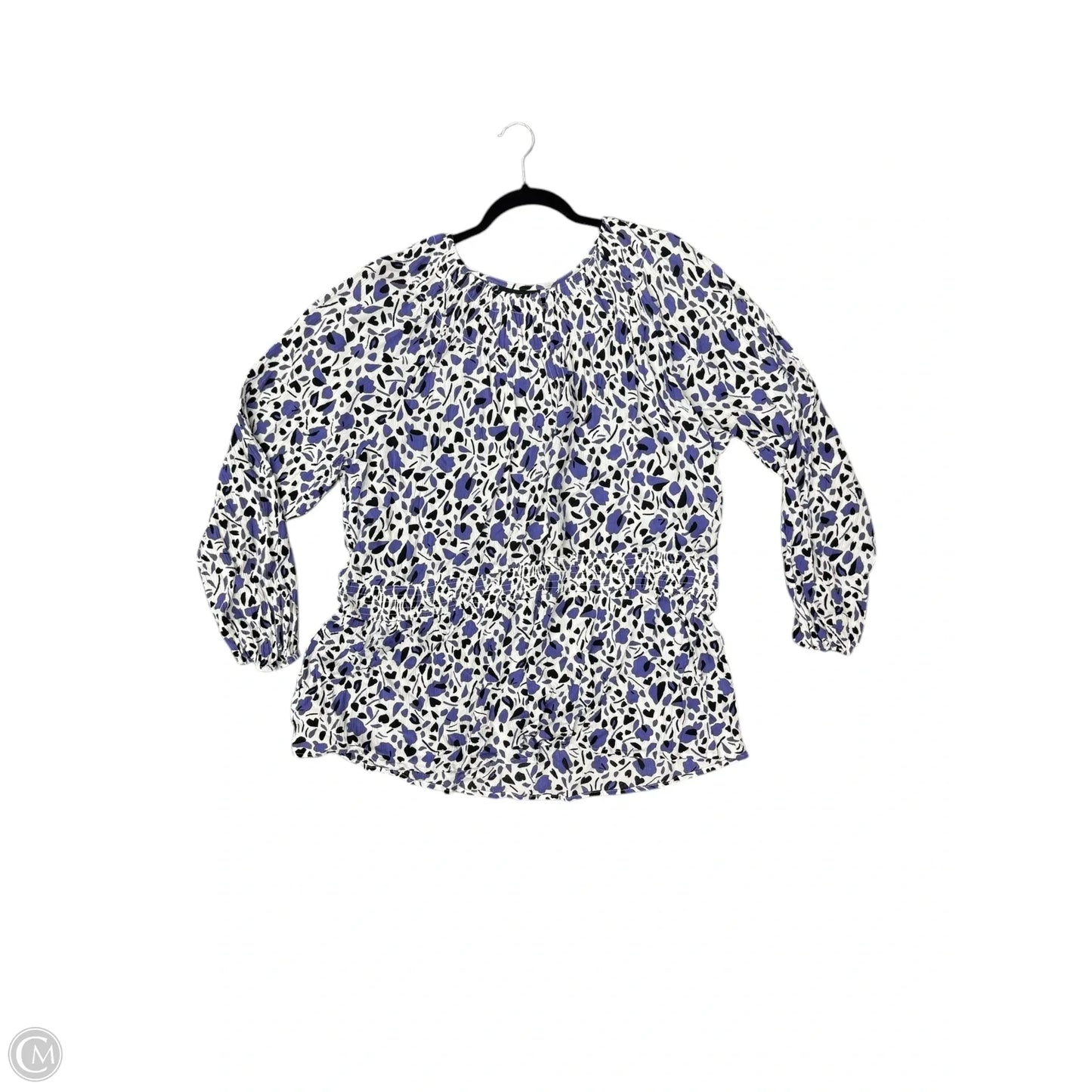 Blouse Long Sleeve By Lane Bryant In Purple, Size: 4x