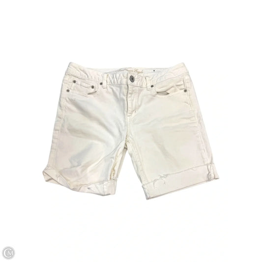 Shorts By American Eagle In White Denim, Size: 12