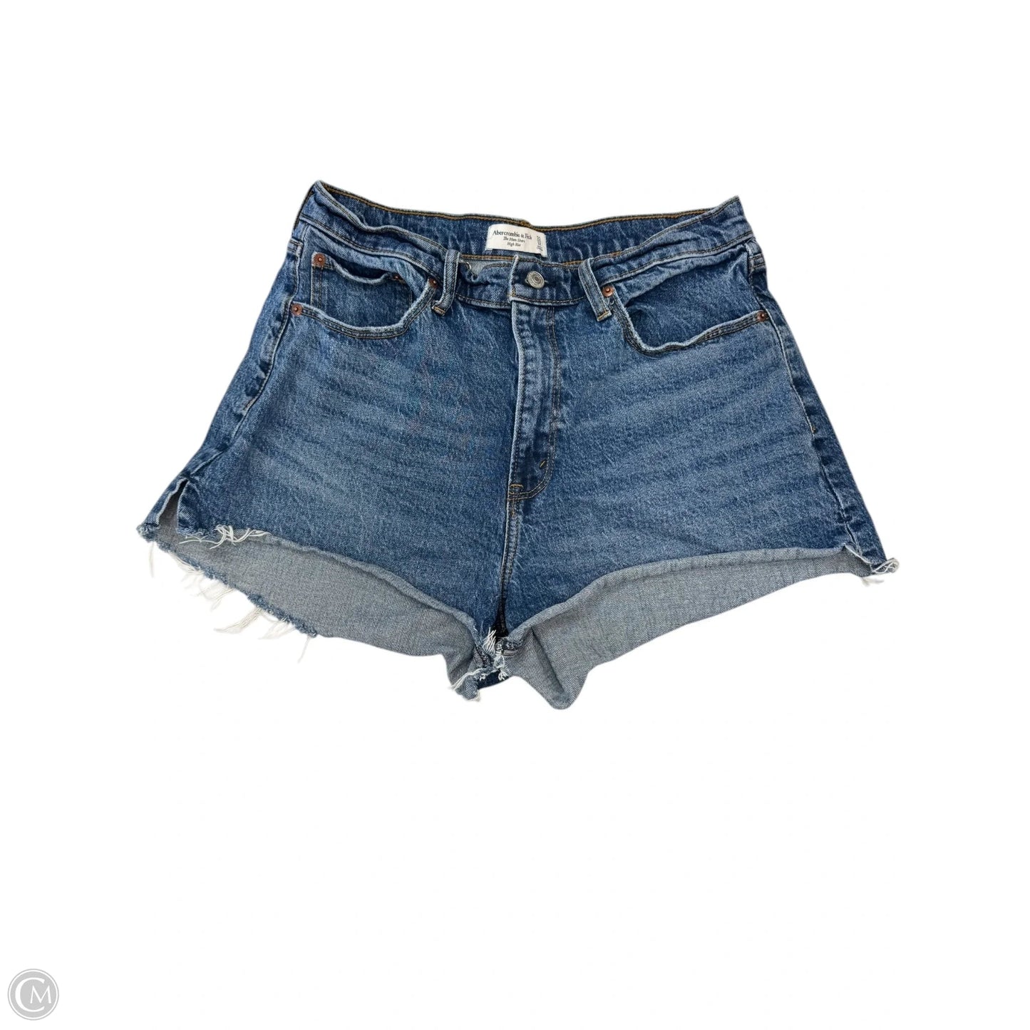 Shorts By Abercrombie And Fitch In Blue Denim, Size: 12