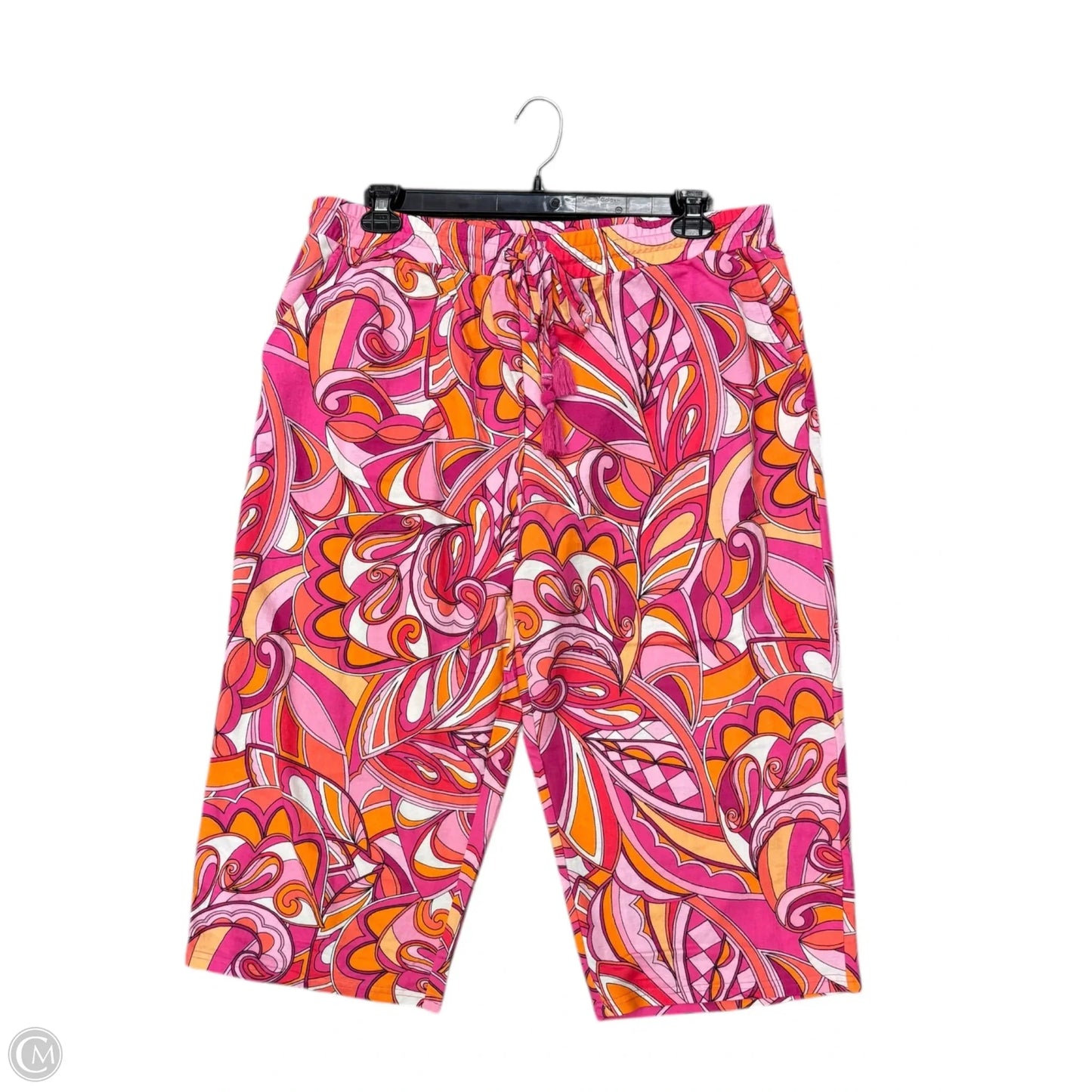 Capris By Clothes Mentor In Pink, Size: 14
