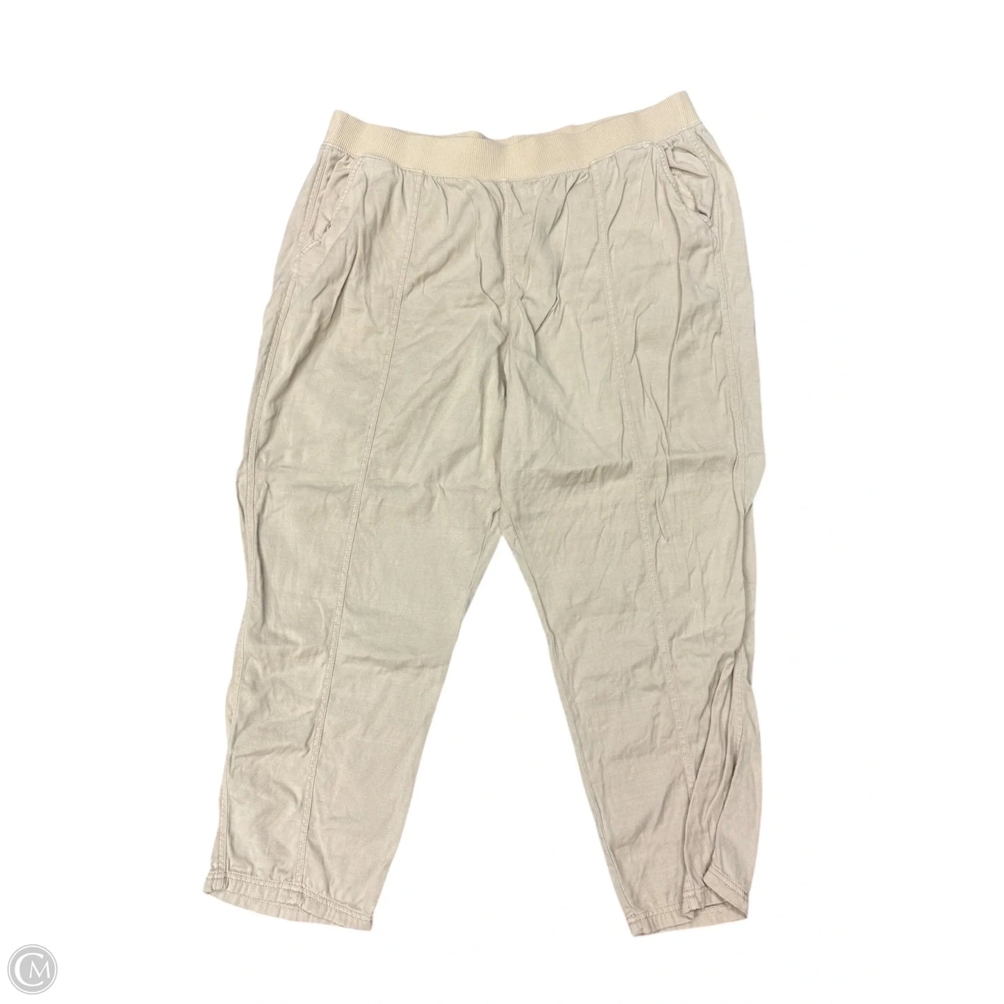 Pants Linen By Sonoma In Tan, Size: 18