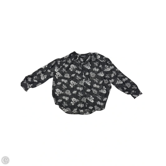 Blouse Long Sleeve By Lane Bryant In Black, Size: 1x