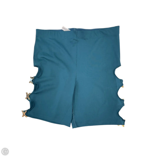 Athletic Shorts By Cmc In Teal, Size: 4x