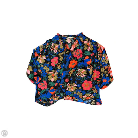 Blouse 3/4 Sleeve By Entro In Black, Size: 2x