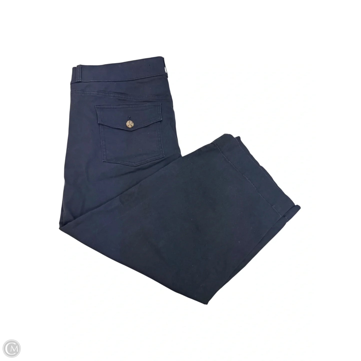 Pants Cropped By Gloria Vanderbilt In Navy, Size: 14