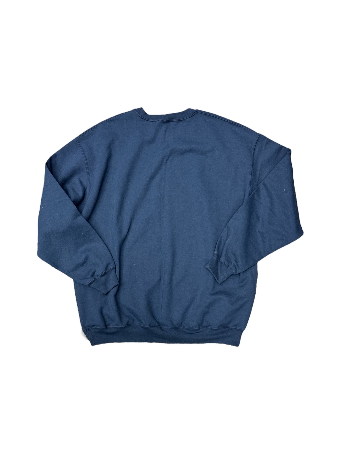 Navy Sweatshirt Crewneck Clothes Mentor, Size 2x