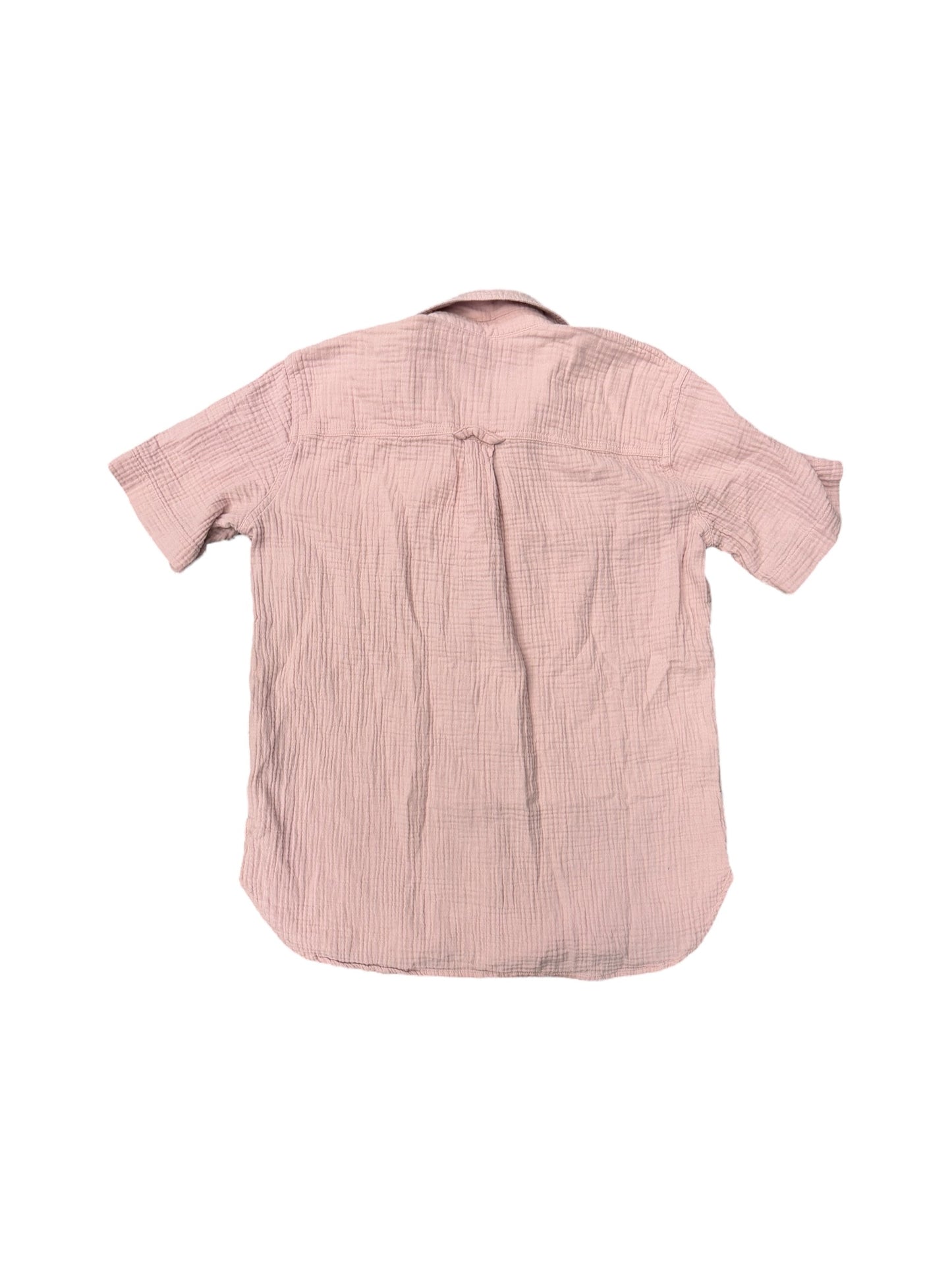 Top Short Sleeve By Madewell In Pink, Size: S