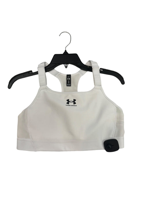 Athletic Bra By Under Armour In White, Size: L