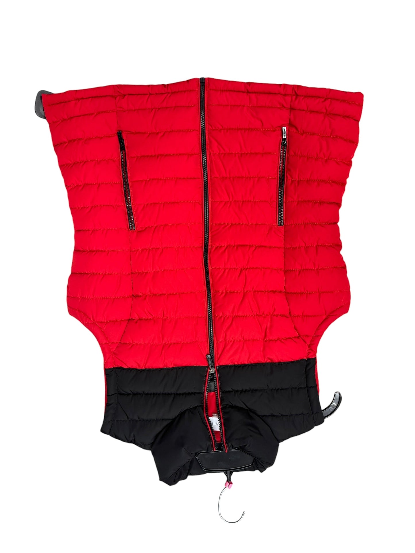 Vest Puffer & Quilted By Calvin Klein In Red, Size: M