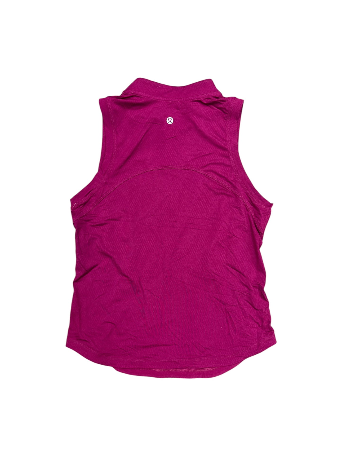 Athletic Tank Top By Lululemon In Pink, Size: 6