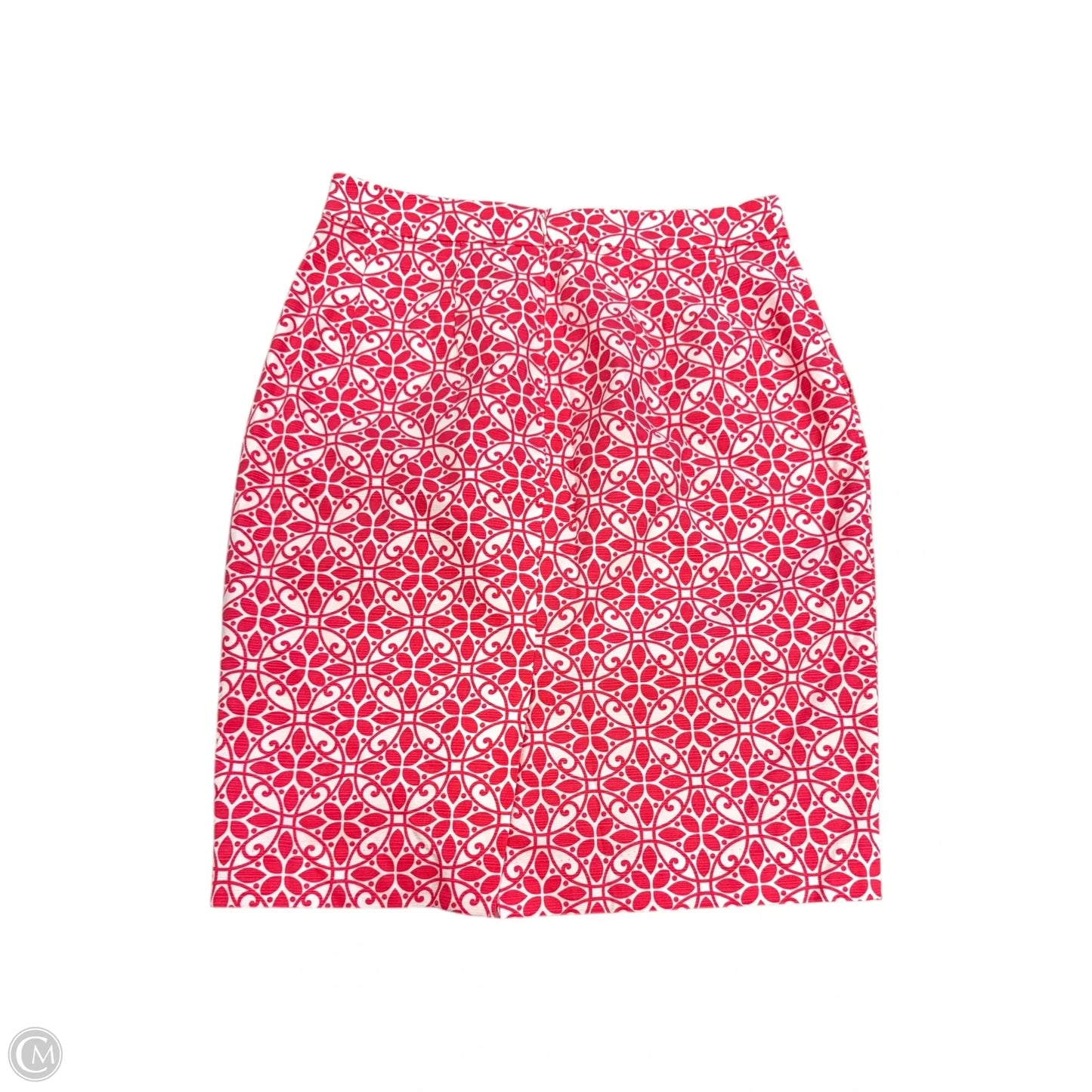 Skirt Midi By Boden In Pink & White, Size: 8