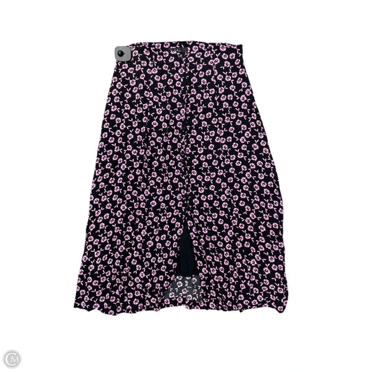 Skirt Maxi By Lulus In Black & Pink, Size: M