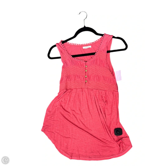 Top Sleeveless By Maurices In Pink, Size: S