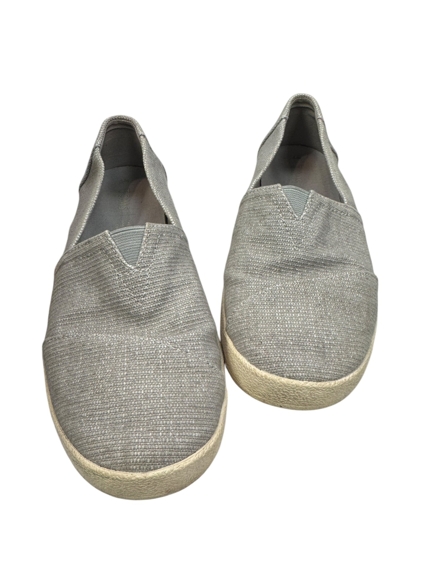 Shoes Flats By Toms In Grey, Size: 7