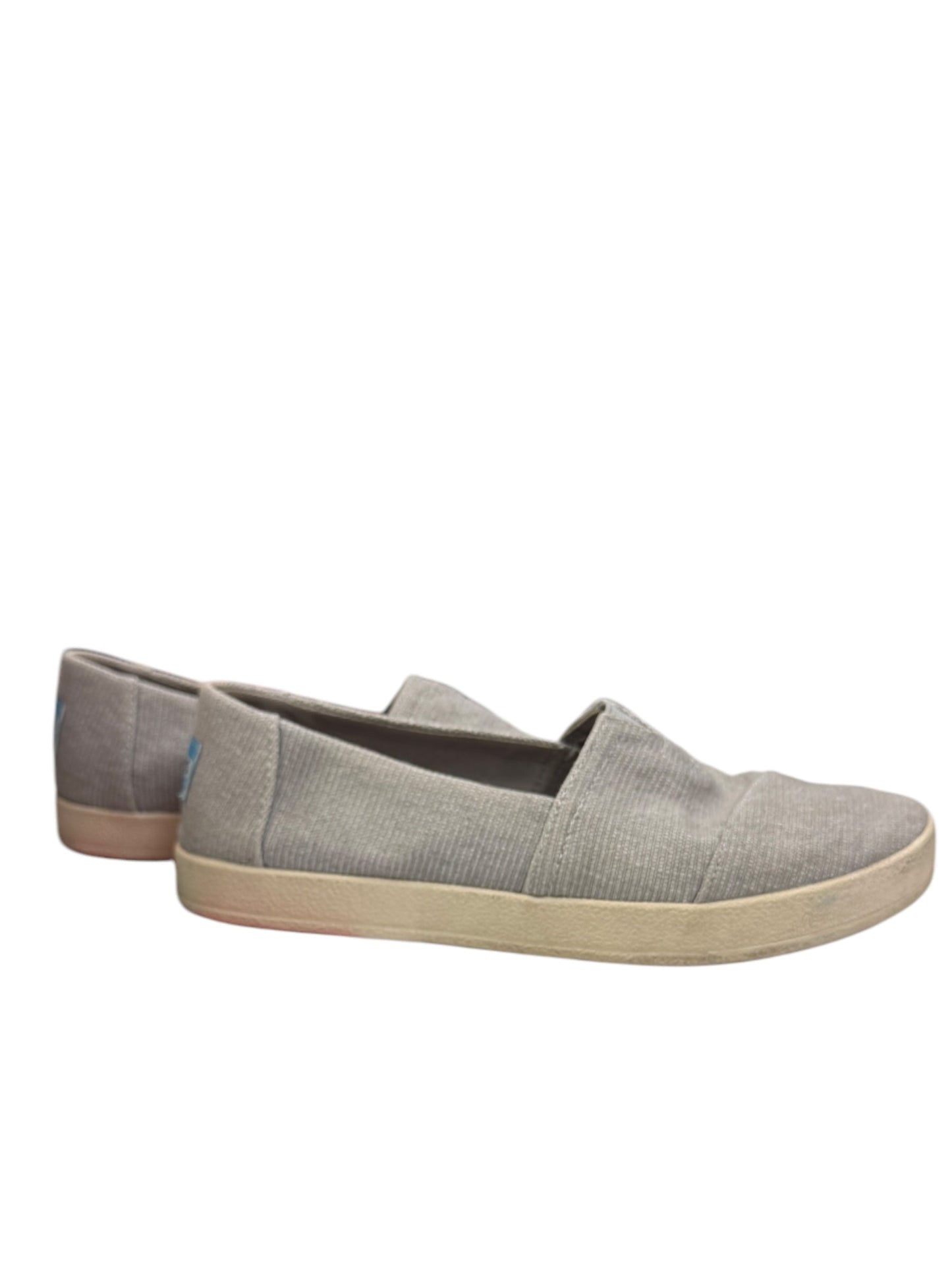 Shoes Flats By Toms In Grey, Size: 7