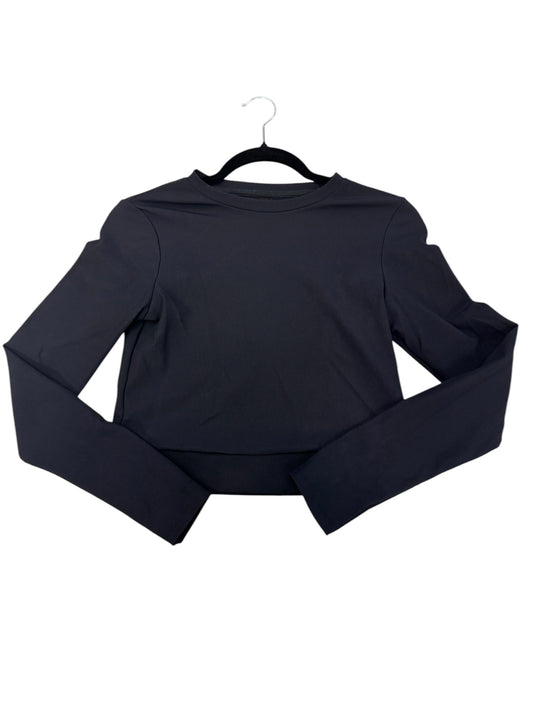 Athletic Top Long Sleeve Crewneck By Kyodan In Black, Size: L