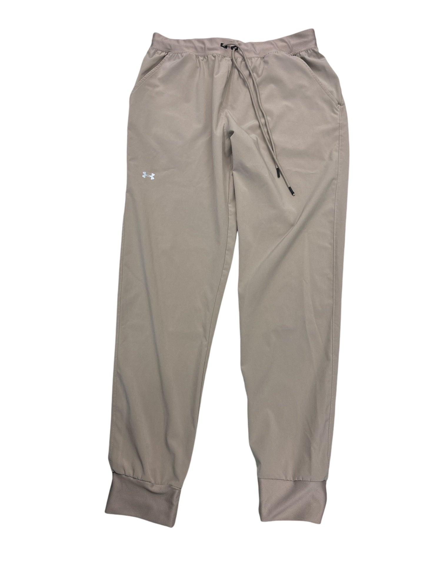 Athletic Pants By Under Armour In Tan, Size: M