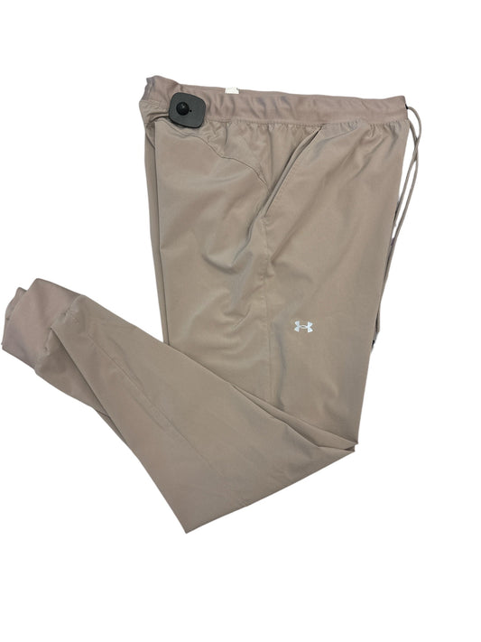 Athletic Pants By Under Armour In Tan, Size: M