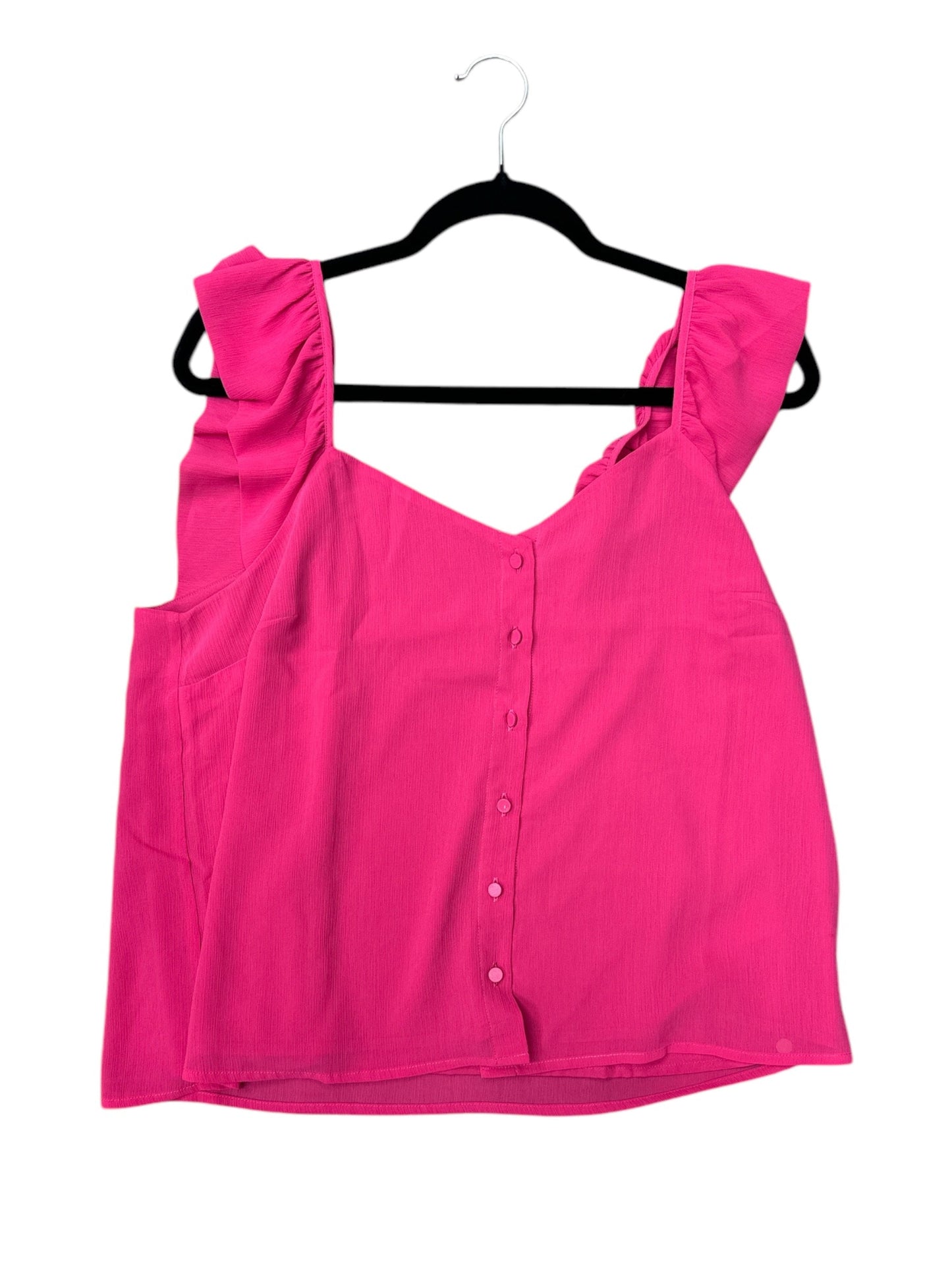 Top Sleeveless By J. Crew In Pink, Size: L