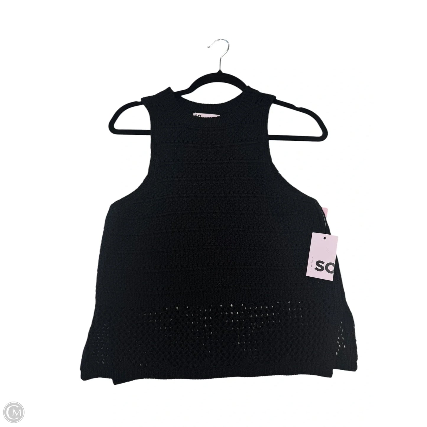 Top Sleeveless By So In Black, Size: M