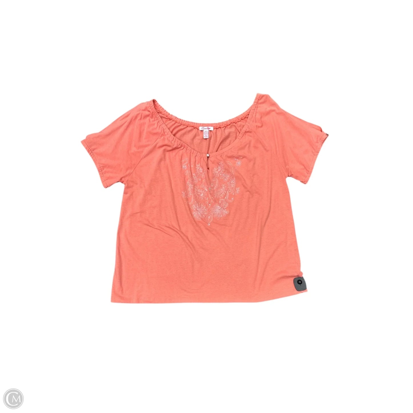 Top Short Sleeve By Clothes Mentor In Pink, Size: Xl