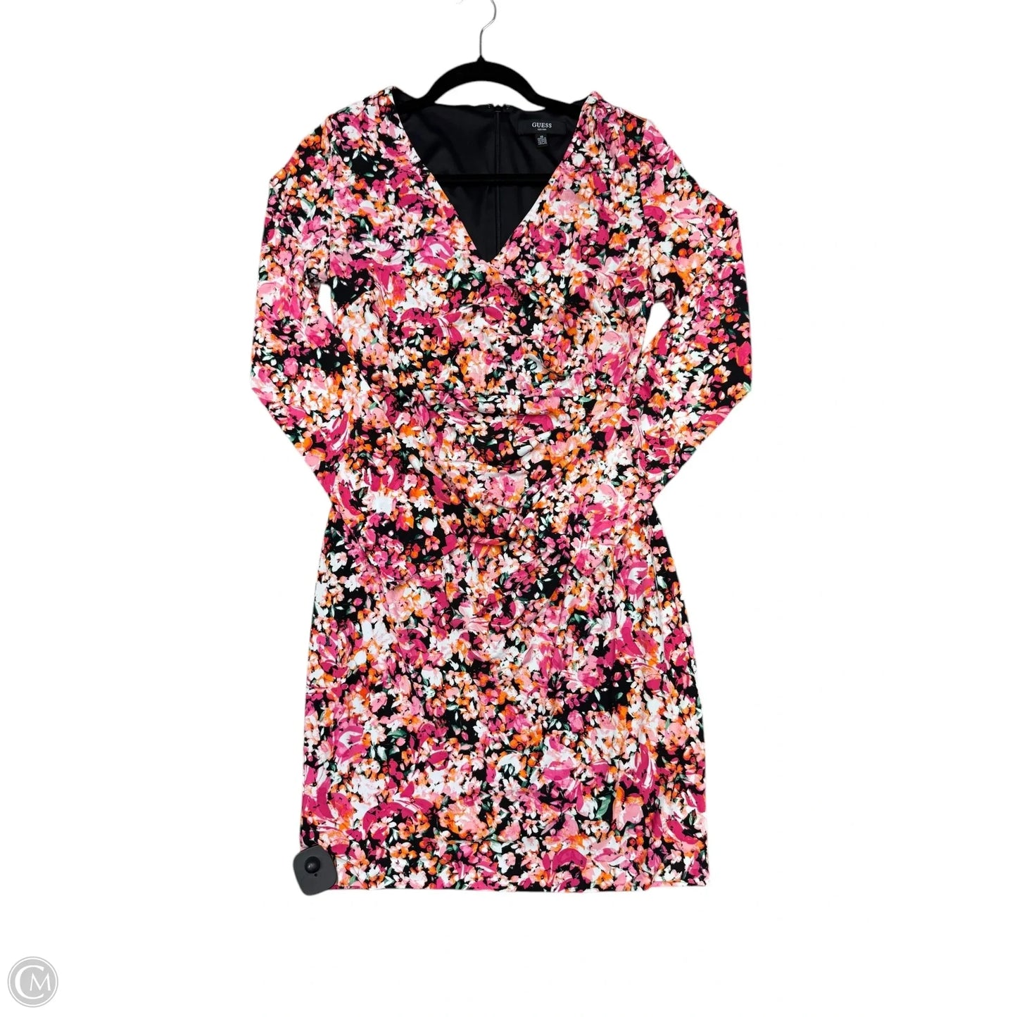 Dress Casual Midi By Guess In Floral Print, Size: 10