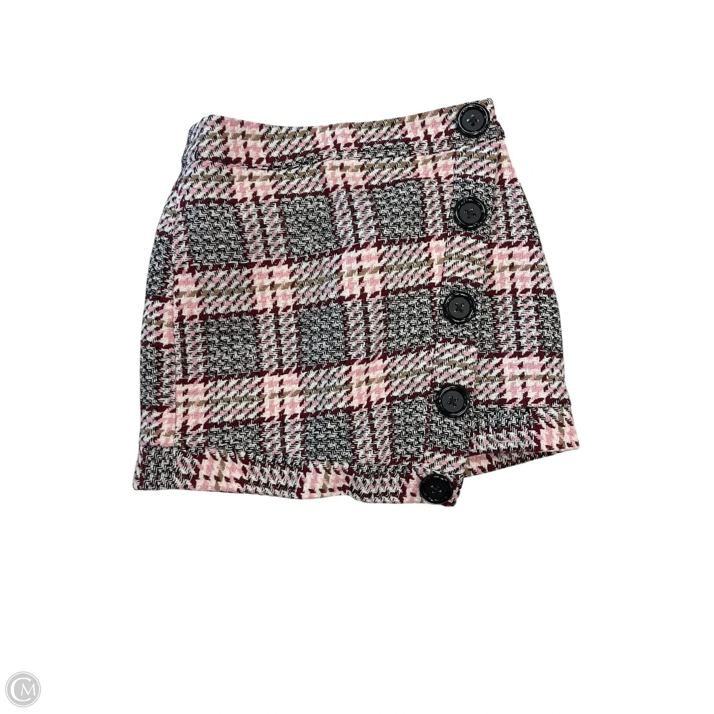 Skirt Mini & Short By Forever 21 In Pink & White, Size: 4