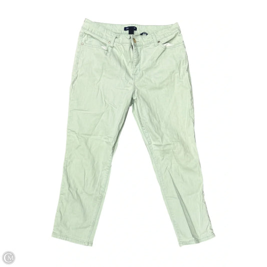 Pants Cropped By Bandolino In Green, Size: 12
