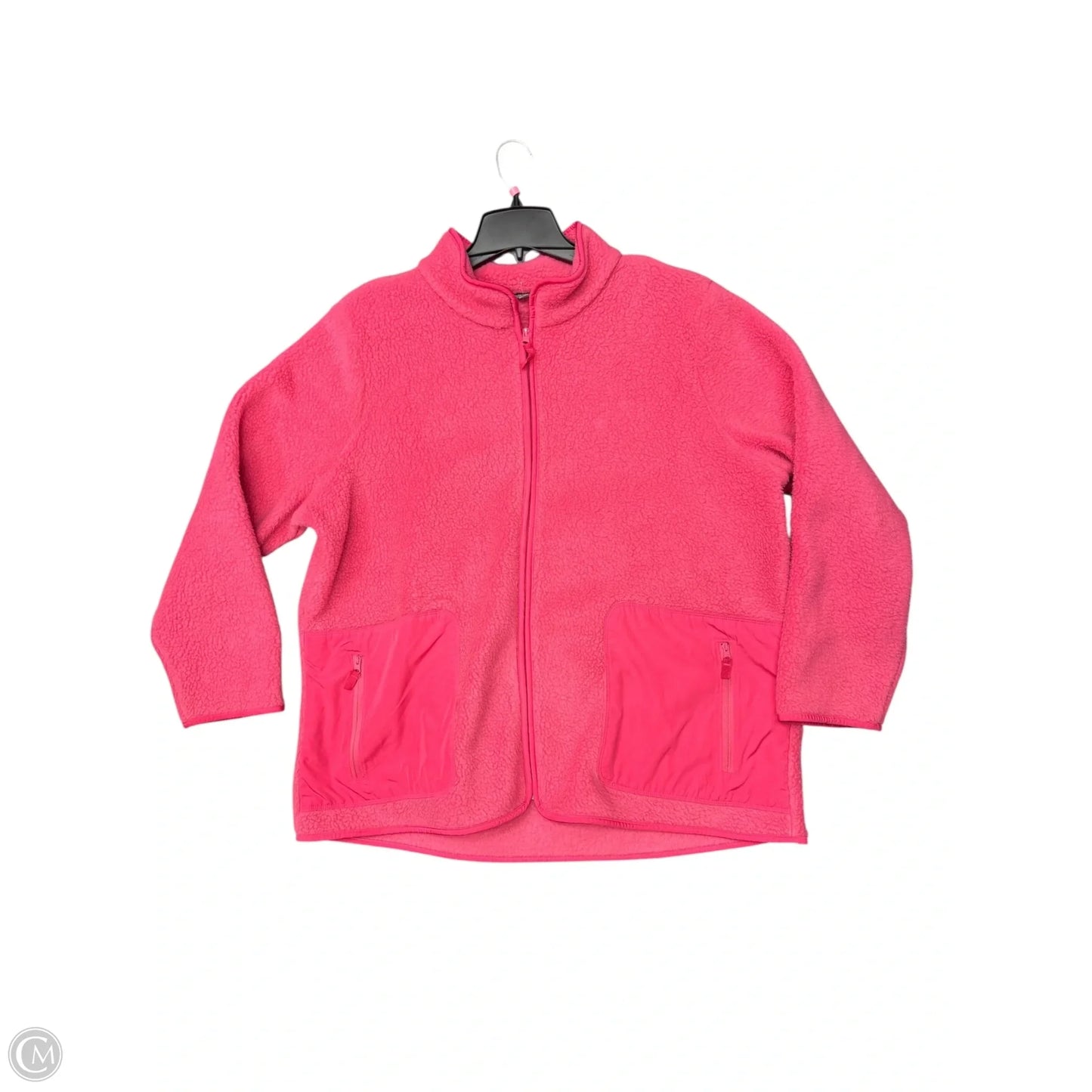 Sweatshirt Collar By Talbots In Pink, Size: 2x