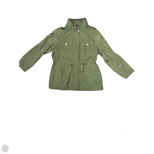 Jacket Windbreaker By Vince Camuto In Green, Size: Xl