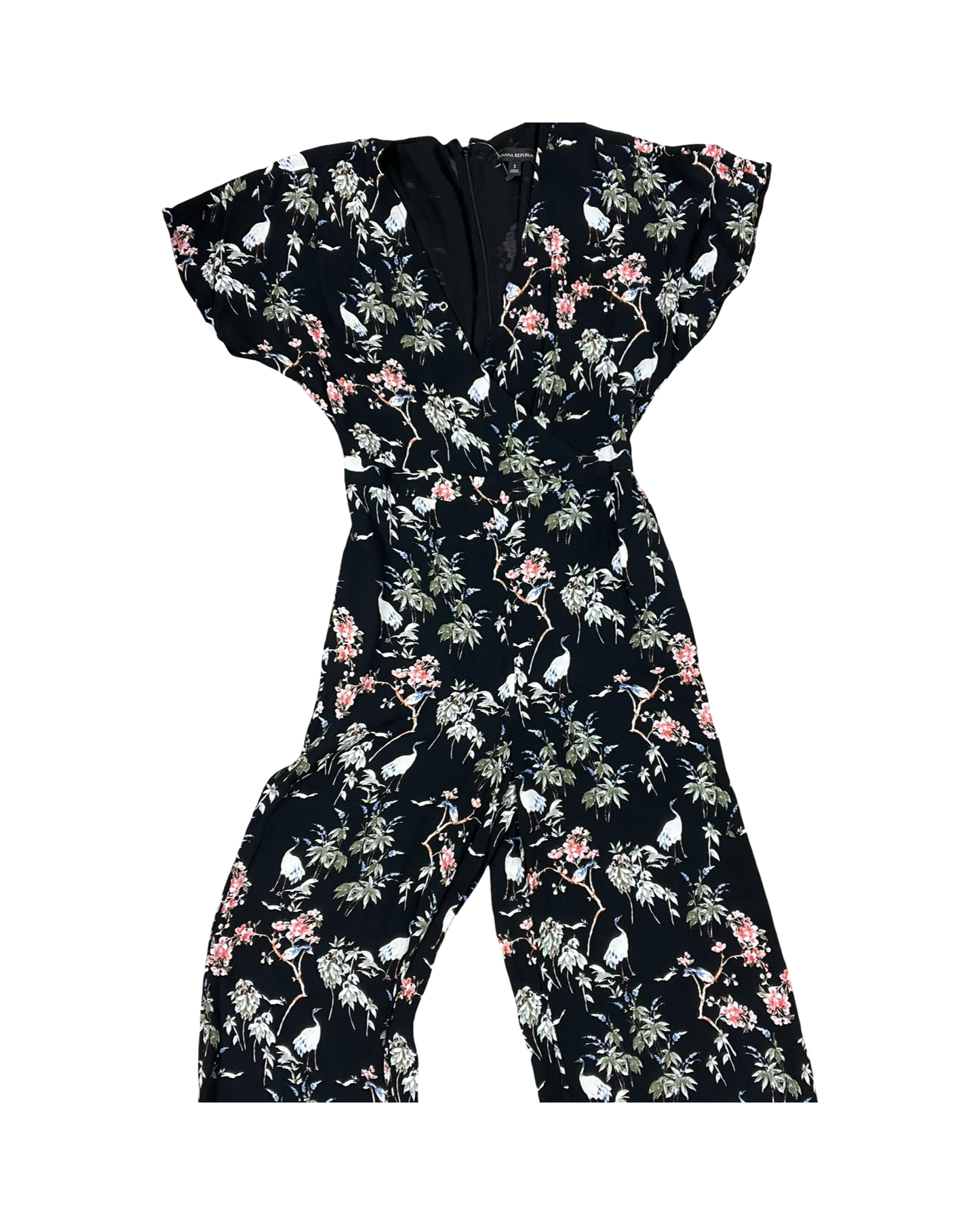 Jumpsuit By Banana Republic In Black, Size:2