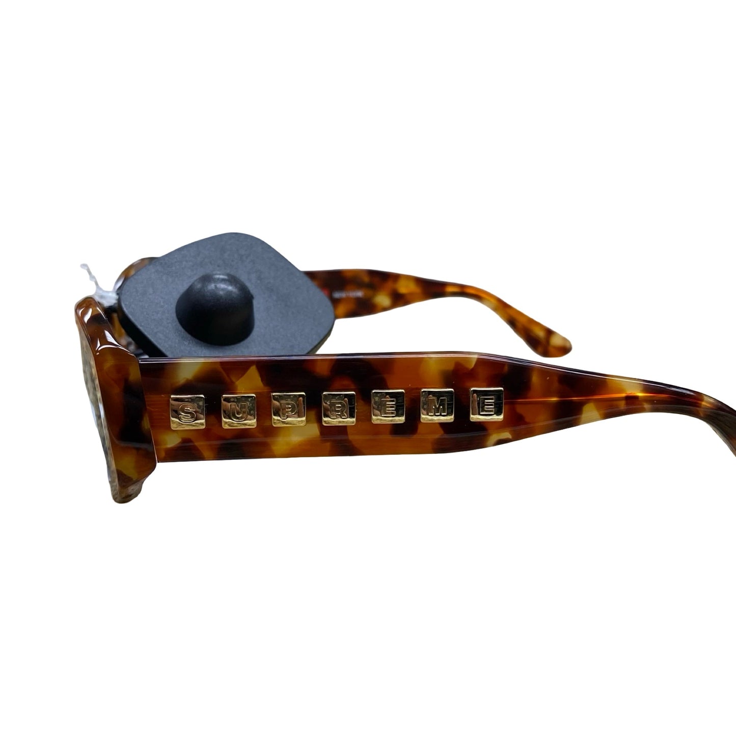 Sunglasses Luxury Designer By Supreme In Brown, Size: