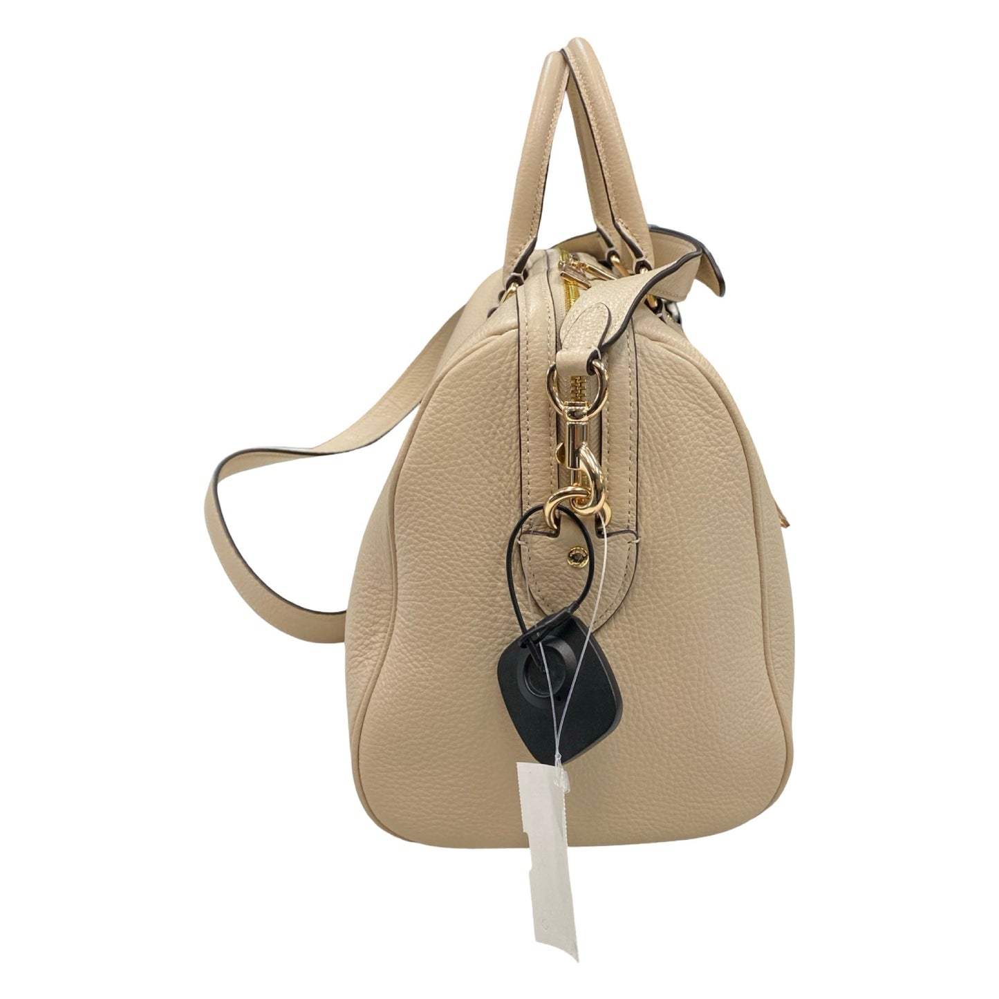 Handbag Designer By Coach In Cream, Size:Medium